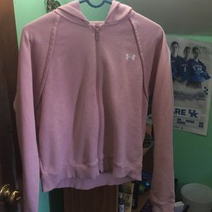 Light pink under armor jacket